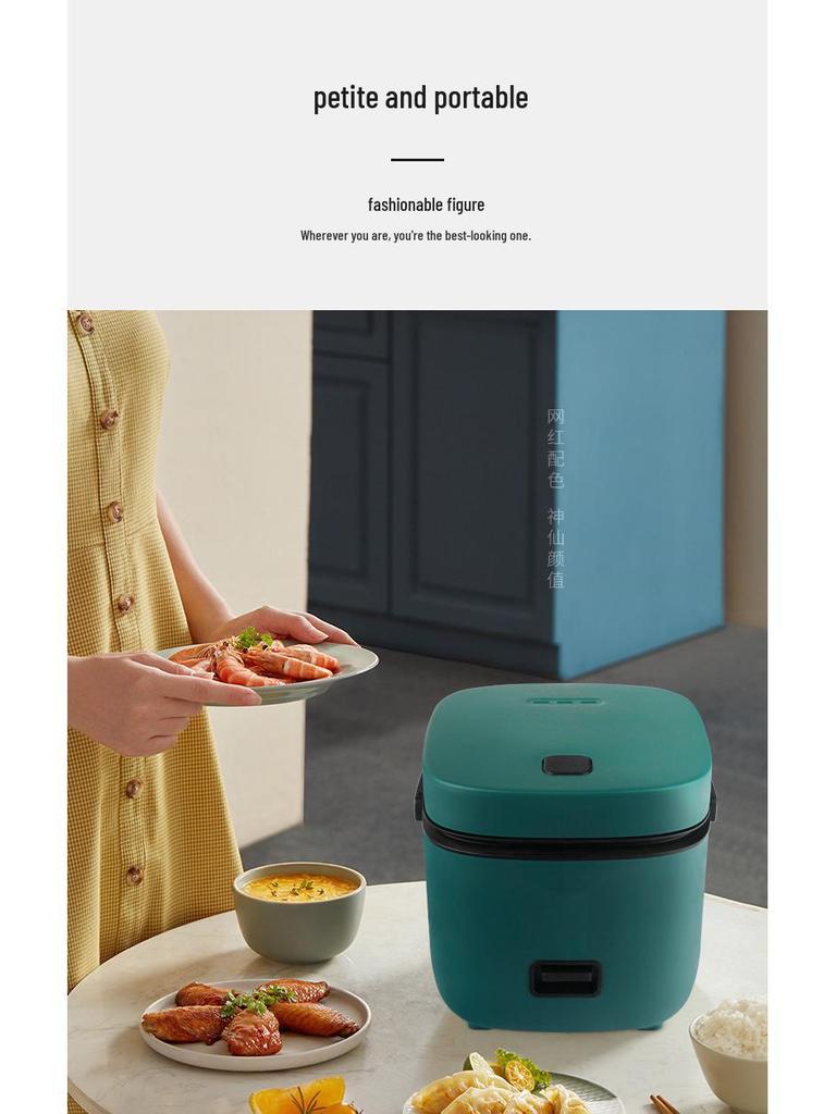 Compact Portable Mini Rice Cooker – Household Kitchen Appliance