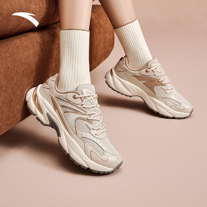 Anta AT802 Women s Retro Platform Casual Shoes 40 (Women s 8.5)