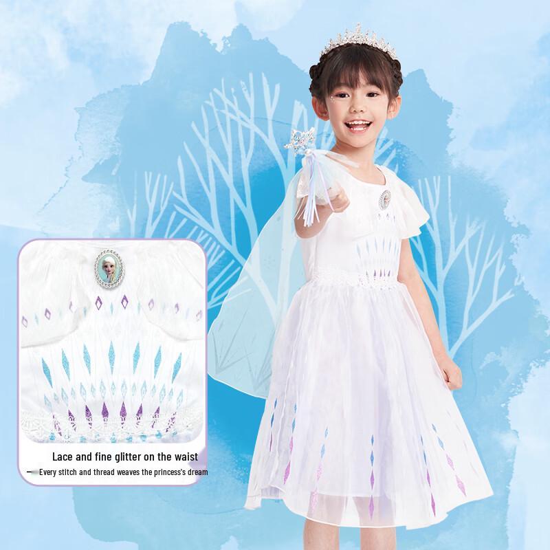 Disney Girls' 2026 Summer Breathable Princess Dress