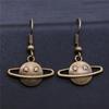 Vintage Totem Earring Sun & Moon Dangle Earrings Geometric Women Dangle Earrings Star Moon Female Korean Jewelry