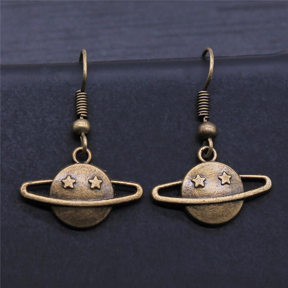 Vintage Totem Earring Sun & Moon Dangle Earrings Geometric Women Dangle Earrings Star Moon Female Korean Jewelry