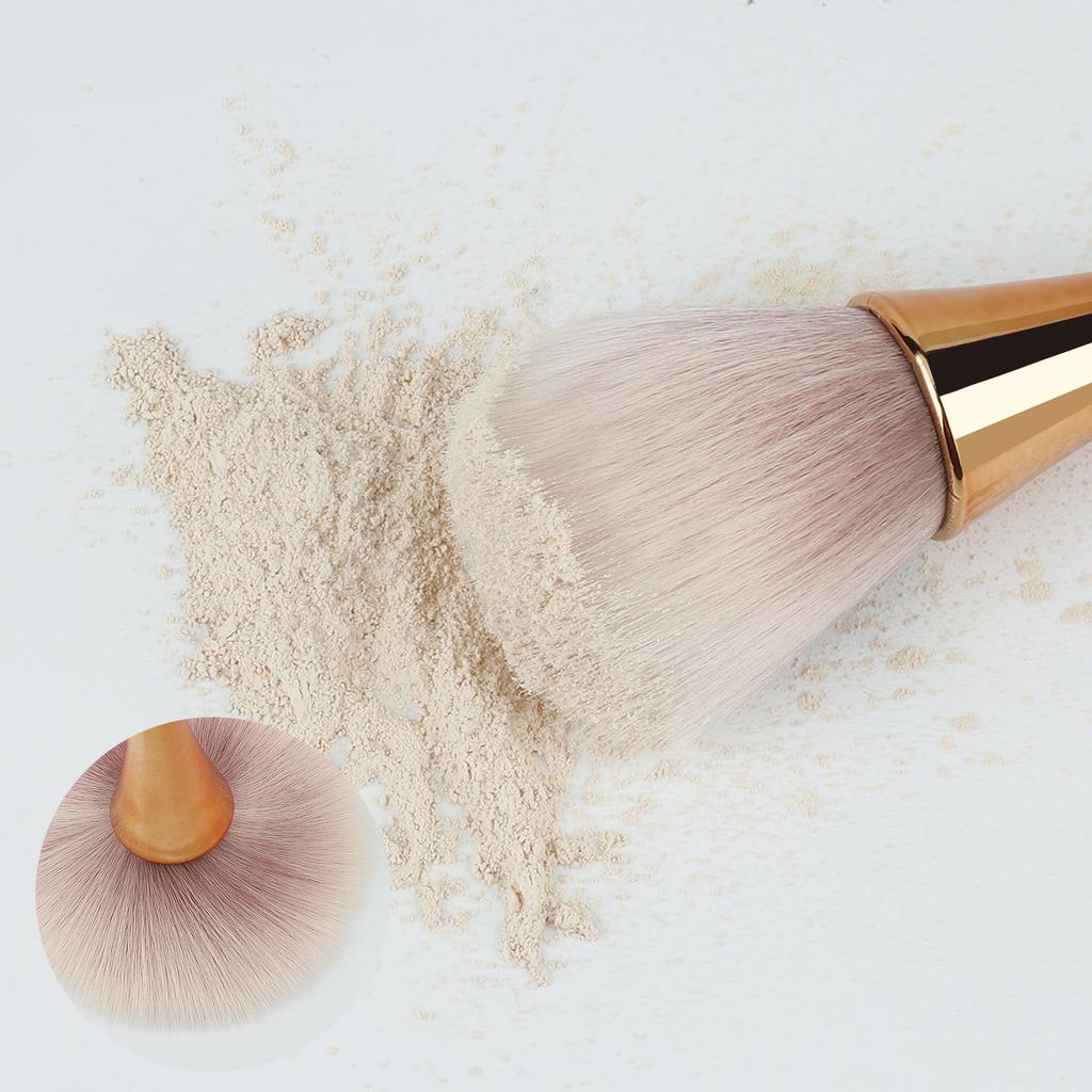 1 pièce Brosse à poussière pour ongles Taille fine douce Nettoyage de la poussière Nettoyant Nail Art Dissolvant Pinceau à poudre Maquillage Outils Stylo Manucure Coloré