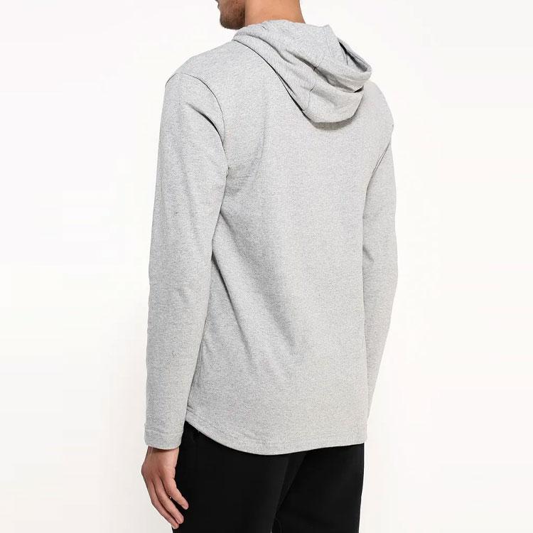 Nike Casual Sport Long Sleeve Hooded Sweatshirt Men Tops Grey 807249-063