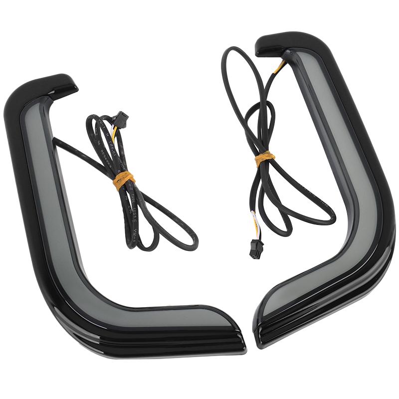 

Светодиодная ходовая лампа для мотоцикла, нижние решетки обтекателя, указатель поворота для Harley Touring Street Electra Glide Road Glide 1996-2013