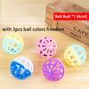 Cat Puzzle Toy Felt Puzzle Box Cat Exercise Toy With 3pcs Ball Bell Indoor Sports Entertainment Hunting Cat Toys For Indoor Cats