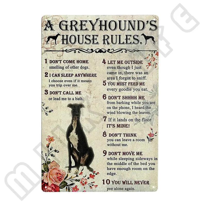 Windhund Metallschild Ich bin dein Freund Ich bin dein Windhund Poster Badezimmerzimmer Küche Garage Zuhause Kunst Wanddekoration