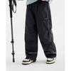 Pantaloni da Sci Foderati in Pile per Bambini, Abbigliamento Sportivo Invernale Antivento e Impermeabile per Ragazzi e Ragazze