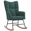 VidaXL Chaise à Bascule Chaise de Relaxation Siège de Relaxation Fauteuil de Salon Salle de Séjour Maison Intérieur Vert 328141