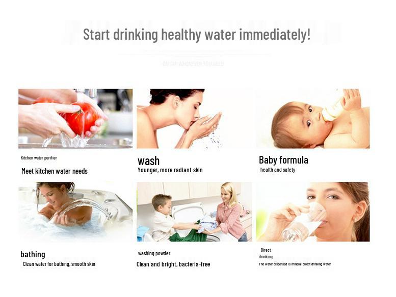 Whole House Ultrafiltration Kitchen Water Purifier with 304 Stainless Steel