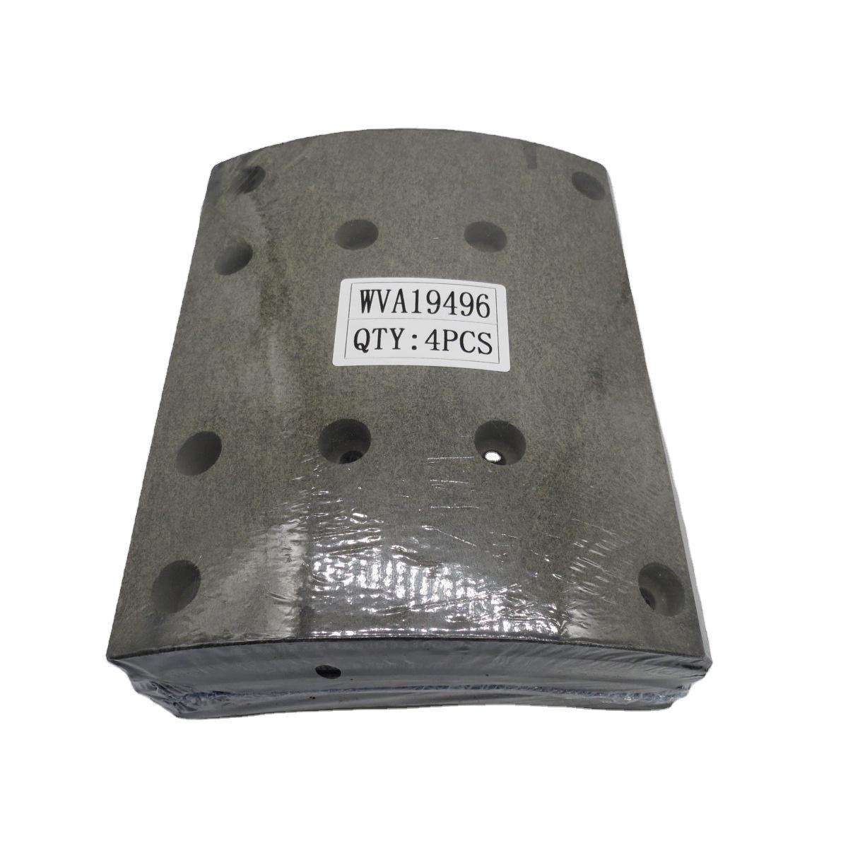 Good Performance Trucks and Cars Auto Parts Brake Linings Wva 19496 Auto Brake System Brake Pad 24*16*2