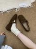 Fashion Mary Jane Shoes Female Genuine Leather 2025 Spring New Shallow Slip On Ladies Casual Ballet Shoes Soft Leather Eelgant Ballet