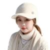Windproof Winter Hat Thickened Baseball Cap Fashion Knitted Hat  for Women