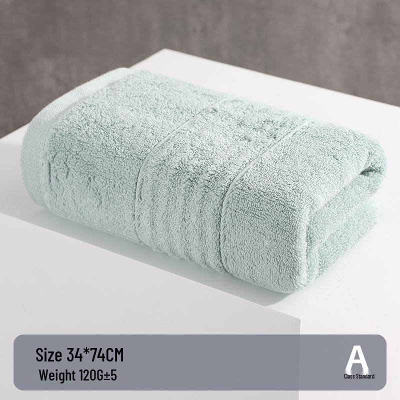 100% A-Grade Antibacterial Cotton Bath Towel - Thick, Soft, Absorbent, Quick-Drying, Adult Size Washcloth