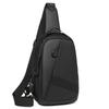 New Men's Fashion Casual Business Breast Bag One Shoulder Crossbody Bag Commuter Large Capacity Simple Sports Bag