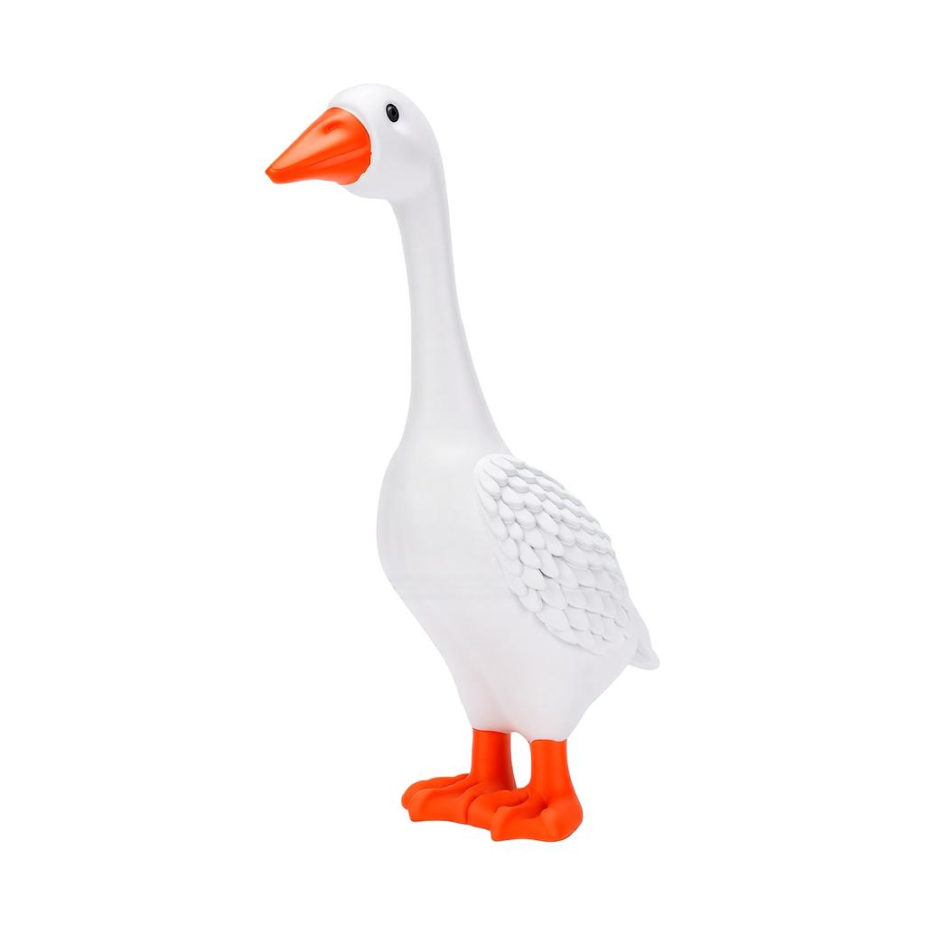 Resin Goose Statue Outdoor Yard Decor Lawn Ornament Patio Porch Decorative Sculpture for Home Garden Display