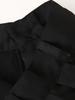 2025 Spring Women's European & American Wide-Leg Satin Pleated Trousers