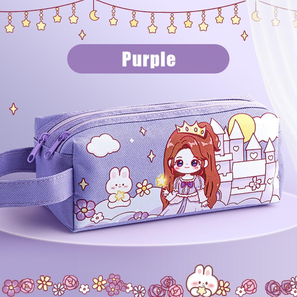 Double Layers Pencil Case Large Capacity Stationery Bag High Quality Pen Box  Back To School