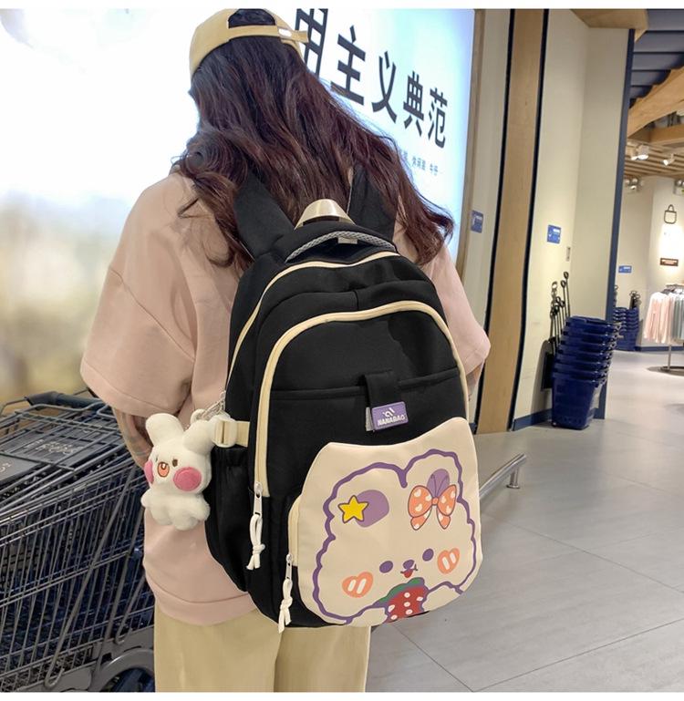 2025 Podzimní Módní Roztomilý Kreslený Školní Batoh s Velkou Kapacitou