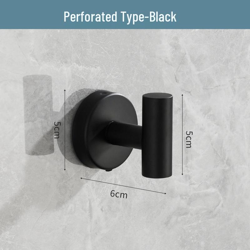 Traceless No-Punch Stainless Steel Over-the-Door Hook for Bedroom, Bathroom, or Wardrobe