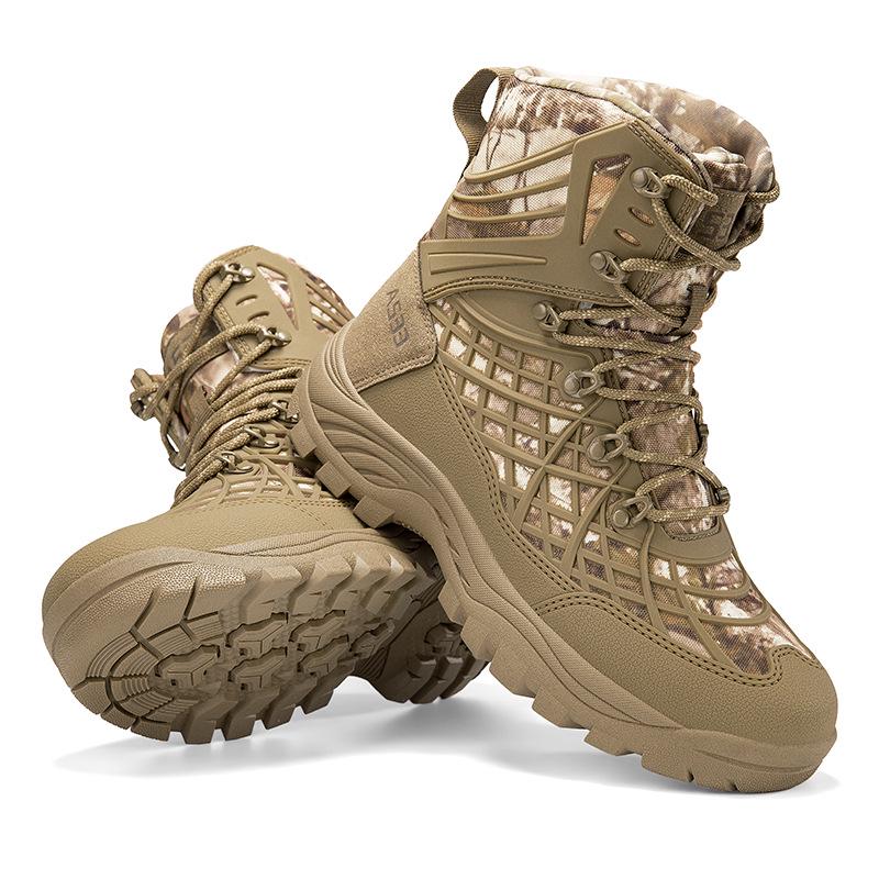 Atmungsaktive High-Top Taktische Kampfstiefel für Militär, Wandern und Bergsteigen
