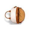 New COACH Cow Leather Backpack Small Size Women's Ecru/Khaki CA137-B4CAH