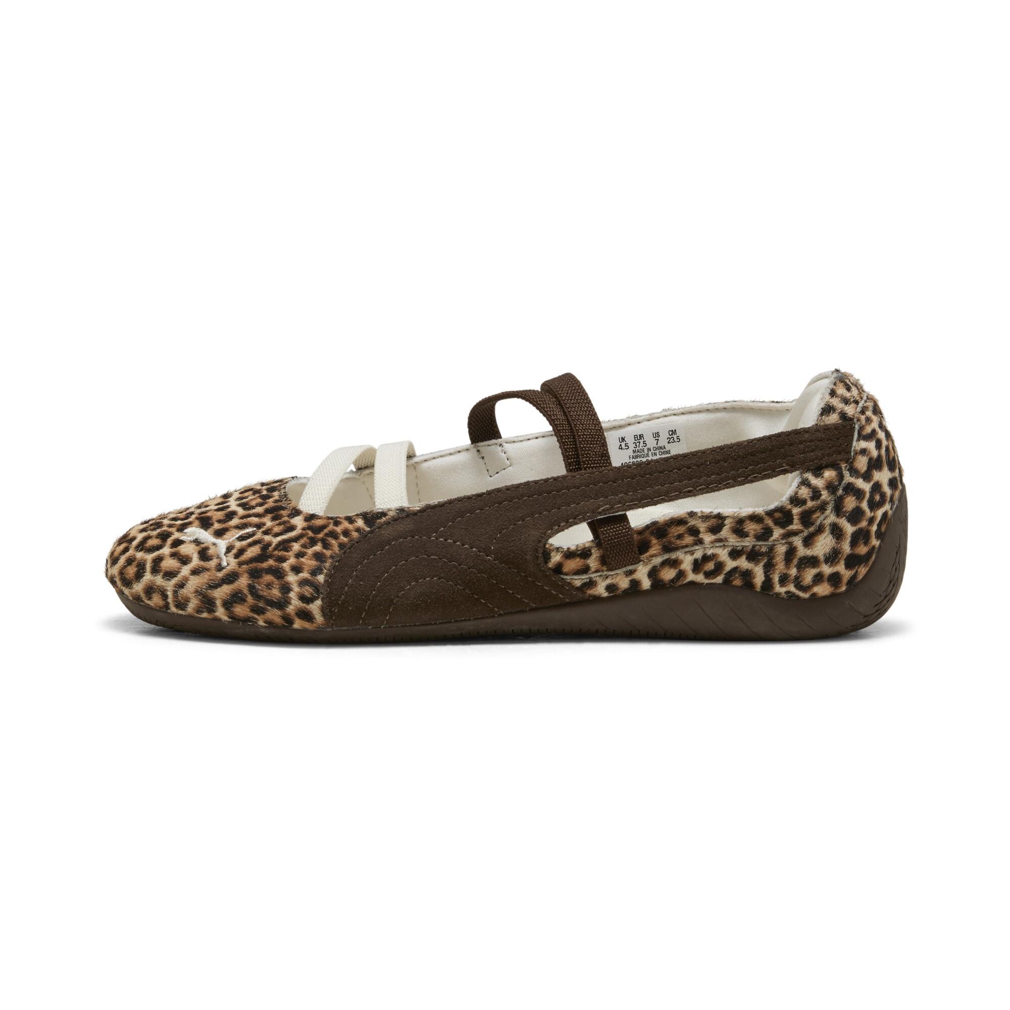 (WMNS) PUMA Speedcat Ballet Wild Leopard Pony Hair Women s 406689-01 EU 38