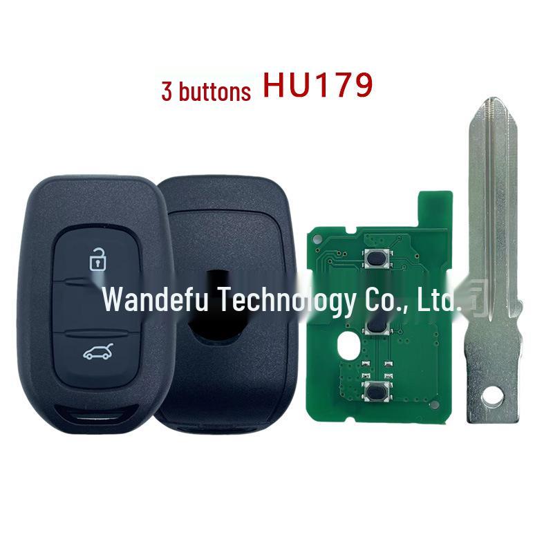 4A Chip 433MHz Remote Key for Renault/Dacia Sandero Logan 2 with 4 Metal Blanks