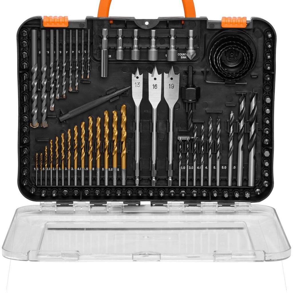 Drill Bit Set 100PCS Screwdriver Bit Set with Carrying Case Multi-purpose