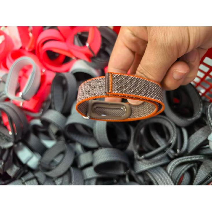 Official 1:1 Nylon+Silicone Loop Wristband for Google Fitbit Air Comfortable Wristband for Google Fitbit Air Bracelet Watchband 3