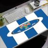 FC Porto Theme Mouse Pad, Non Slip Rubber Base, Multifunctional Office & Home Decor, Perfect for Workspace Personalization.