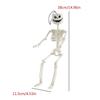 Realistic Skull Statue Halloween Props for Haunted House Decoration Frighteningly Skeleton Sculpture Ornament