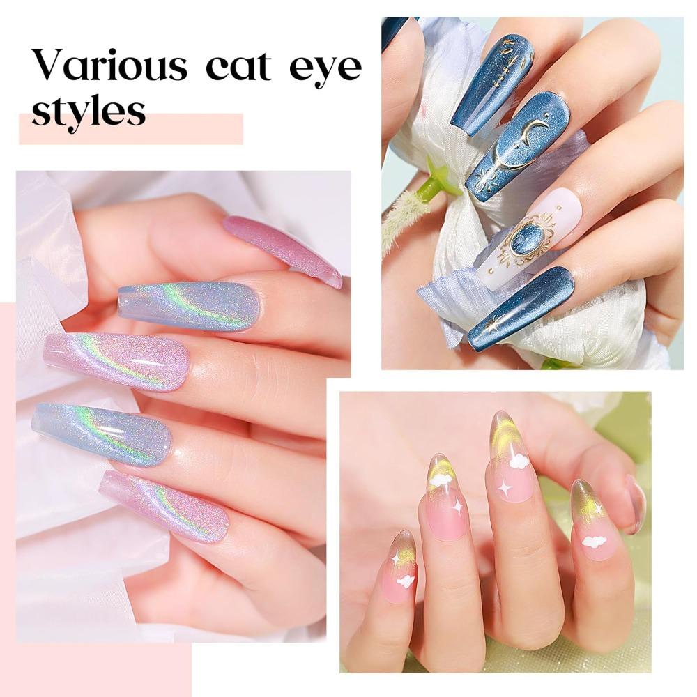 6 in 1 Magnetic for Cat Eye Nails Pentacle Nail Art Magnet Stick New Nail Magnet Tool  Home DIY