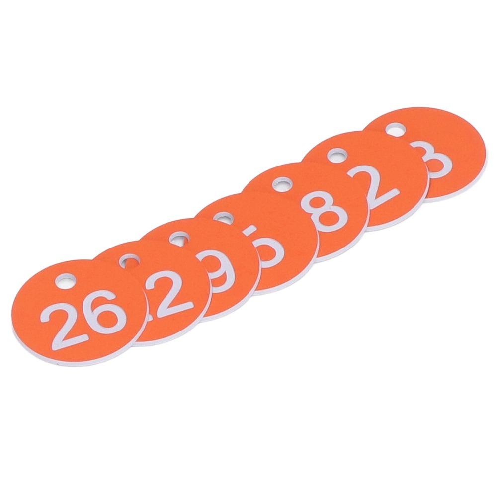 50Pcs Round Shape Beehive Markers Numbered 1-50 Apiary Labels Breeding Mark Labels Apiary Use
