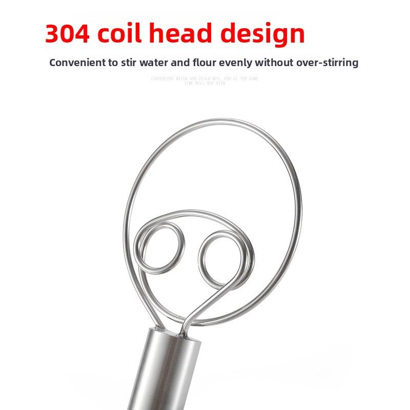 Ruční cívkový dánský olej-mouka míchání a šlehání těsta mixér