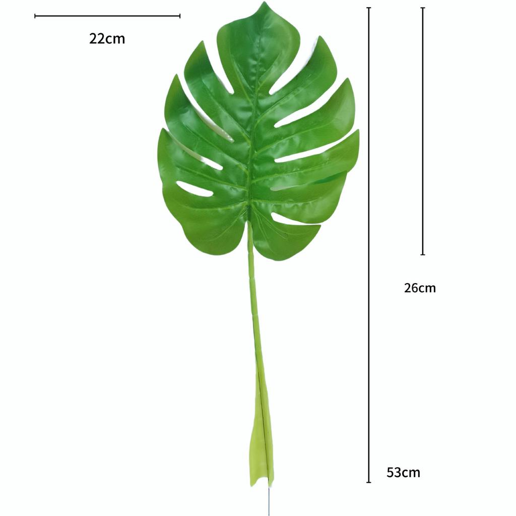 Artificial Monstera Leaves for Outdoor Landscaping and Decoration