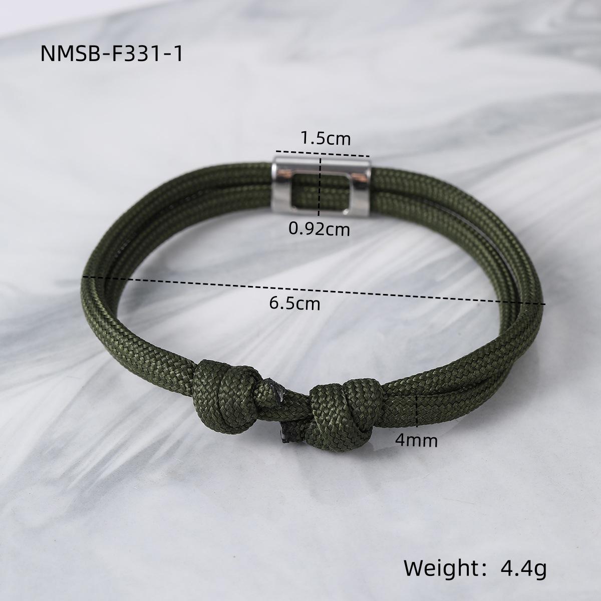 GEMCHIC Women s Adjustable Colorful Rope Bracelet with 18K Titanium Steel Bar, Engravable Personalized Unisex Fashion Wristband