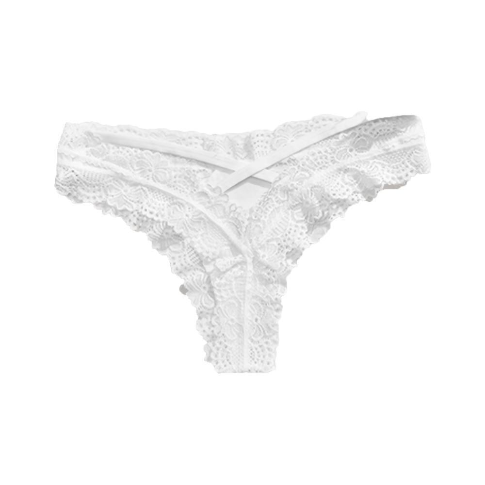 Low Waist Underwear Women Hollow Lace Thong Sweet Lady Panties  Gifts