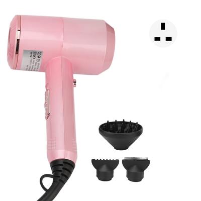 Electronic Hair Dryer High Powered Overheat Protection Negative Ion Hair Dryer for Home Pink UK