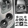 For Dodge Challenger Accessories 2015-2024  Fits Cup Holder Ert Anti-Dust Mats Door Pocket Center Console Liners(Black Trim) - 11 PCS Set