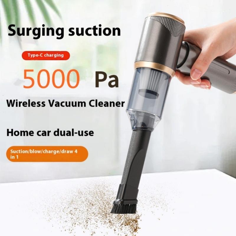 Multipurpose Cordless Vacuum Cleaner 4 in 1 5000Pa Strong Suction for Auto Detailing Home Office Pet Hair Removal