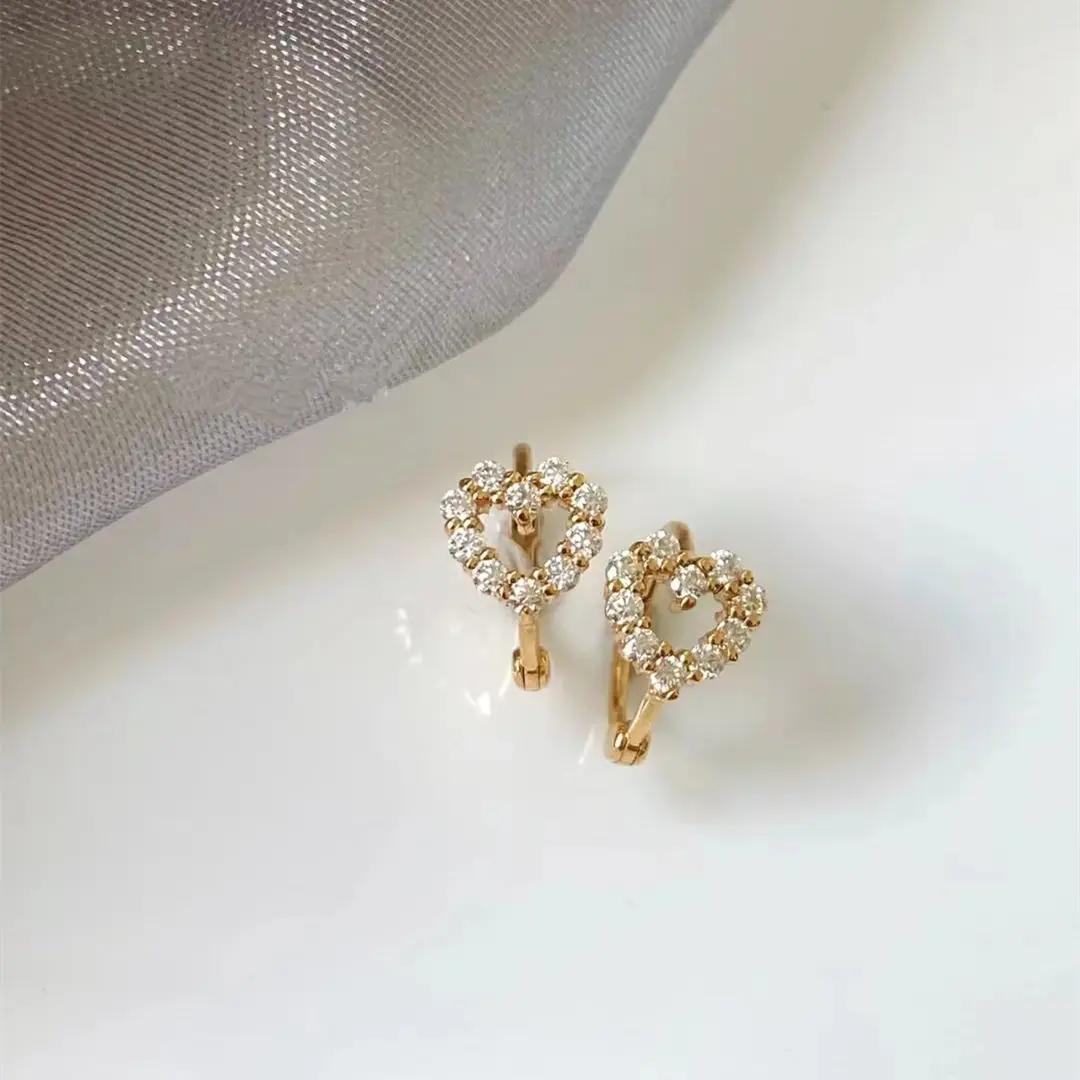 

Boucle D’Oreille Femmes Cute Women Heart Ear Buckle Earrings Girl Fashionable Stylish Delicate Jewelry Lady Present Present Celebration PartyCute