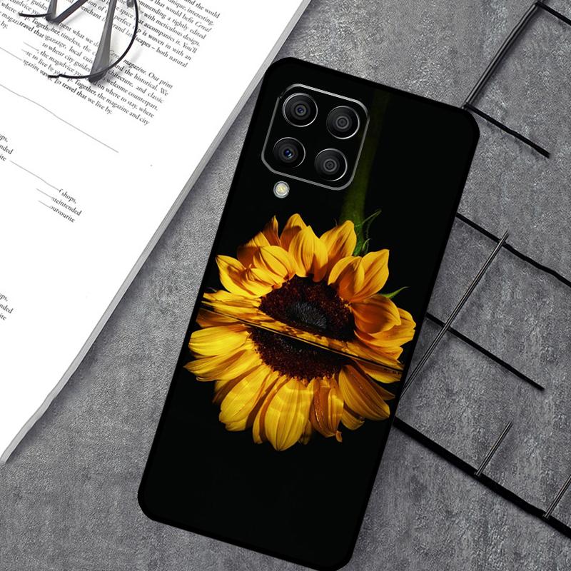 Sunny Sunflower Case For Samsung Galaxy M54 M32 M52 M15 M11 M12 M13 M14 M06 M16 M36 M56 M31 M53 M35 M55 M34