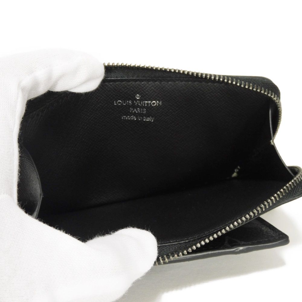 Used 12564 Hybrid Wallet M81568 7941 Black Coin Purse Card Case RFID Monogram Eclipse Noir Men's from Japan AUTHENTIC