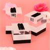 3 Pieces/Set Square Base Clear Acrylic Jewelry Display Stand Holder For Ring