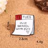 Cartoon English Alphabet Series Brooch Advanced Sense Niche Metal Badge Personalized Versatile Accessories