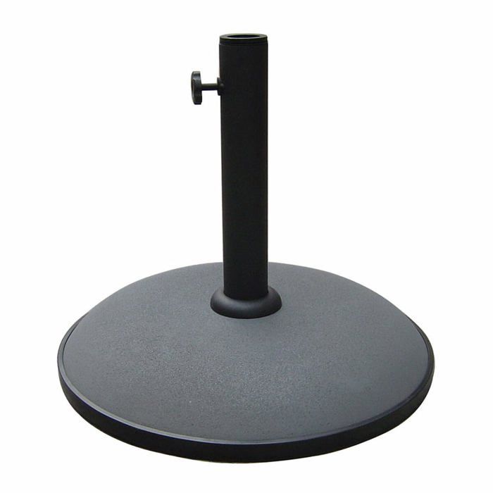 

Round cement parasol base - MARBUENO SUMMER - 45x36 cm - 20 kg - Grey - Compatible Ø30/35/38 mm