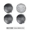 For Audi  A5 60/61/68/69mm Car Emblem Wheel Hub Caps Hubcap Badge Styling For Audi B5 B6 B7 B8 B9 A3 8P 8V 8L A5 A6 C6 C5 C7 4F A1 A7 A8 Q2