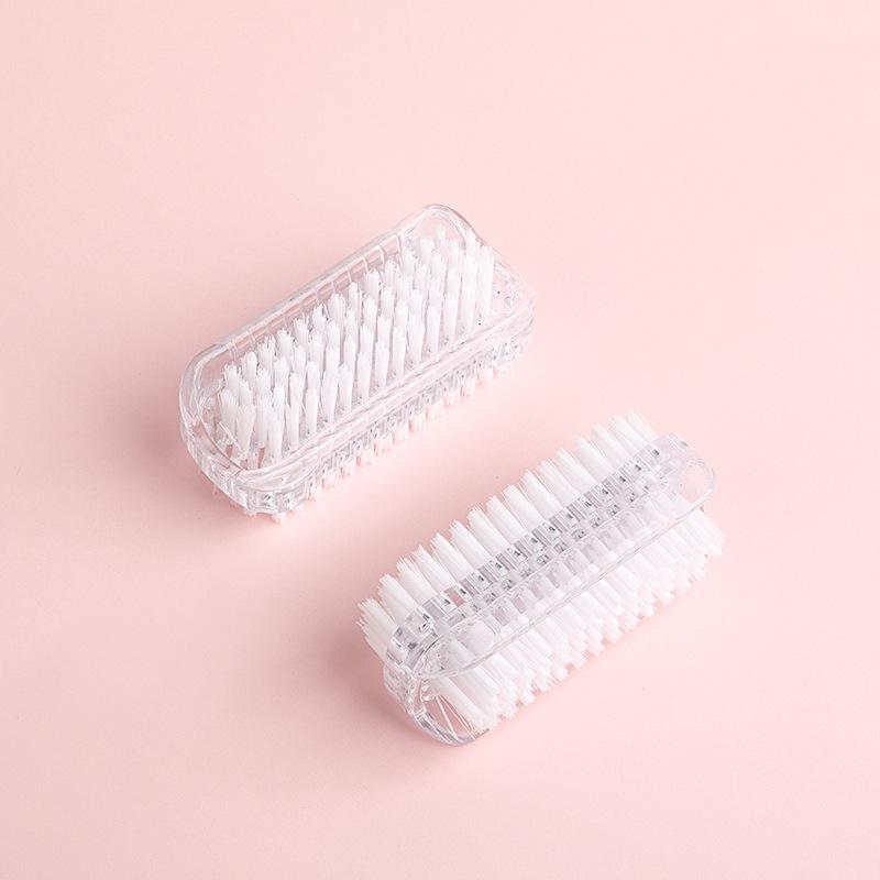 Double-Sided Nail Cleaning Brush, Manicure and Pedicure Tool, Ideal for Fingernails and Toenails