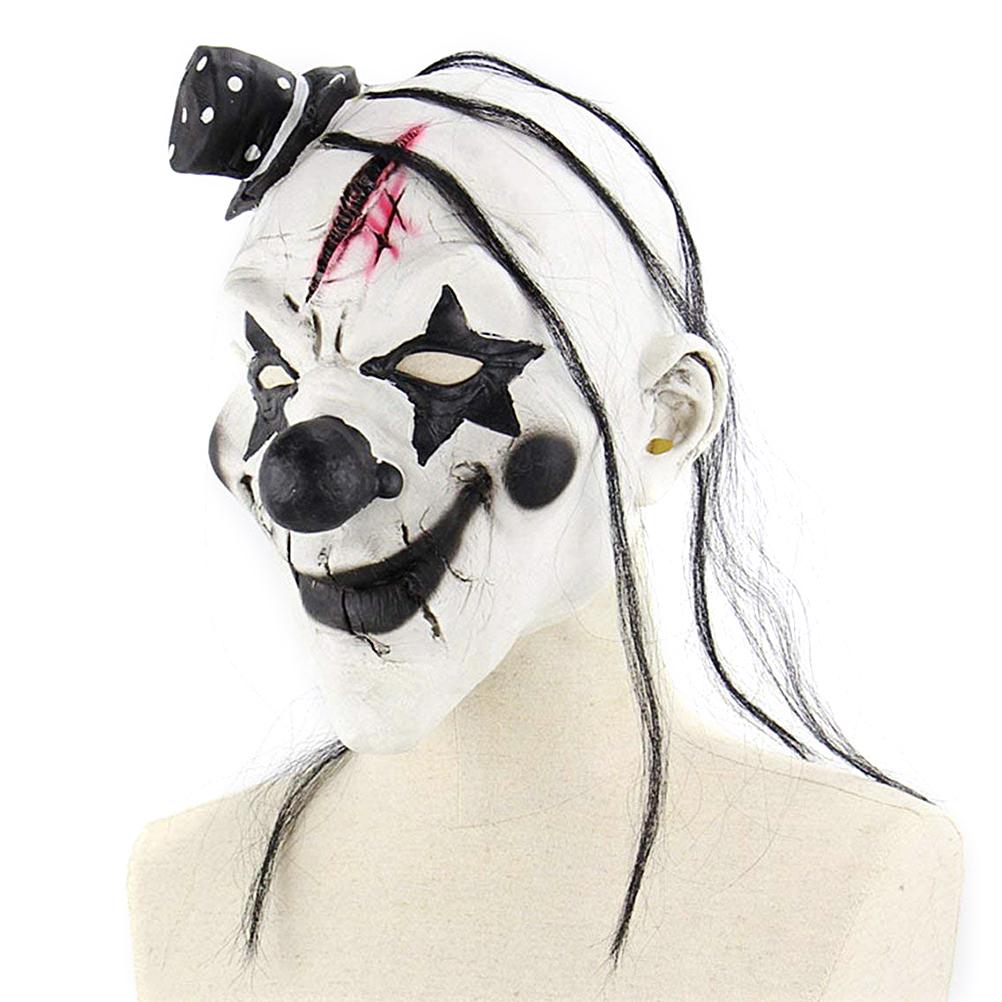 Masca Latex Halloween Mască Groaznică Înfricoșătoare de Clown Mască de Clown Halloween Accesorii pentru Costum de Adult