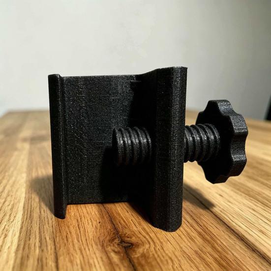 3D Printed Desk Clamp Cable Organizer Cord Holder with Multiple Slots Sturdy Wire